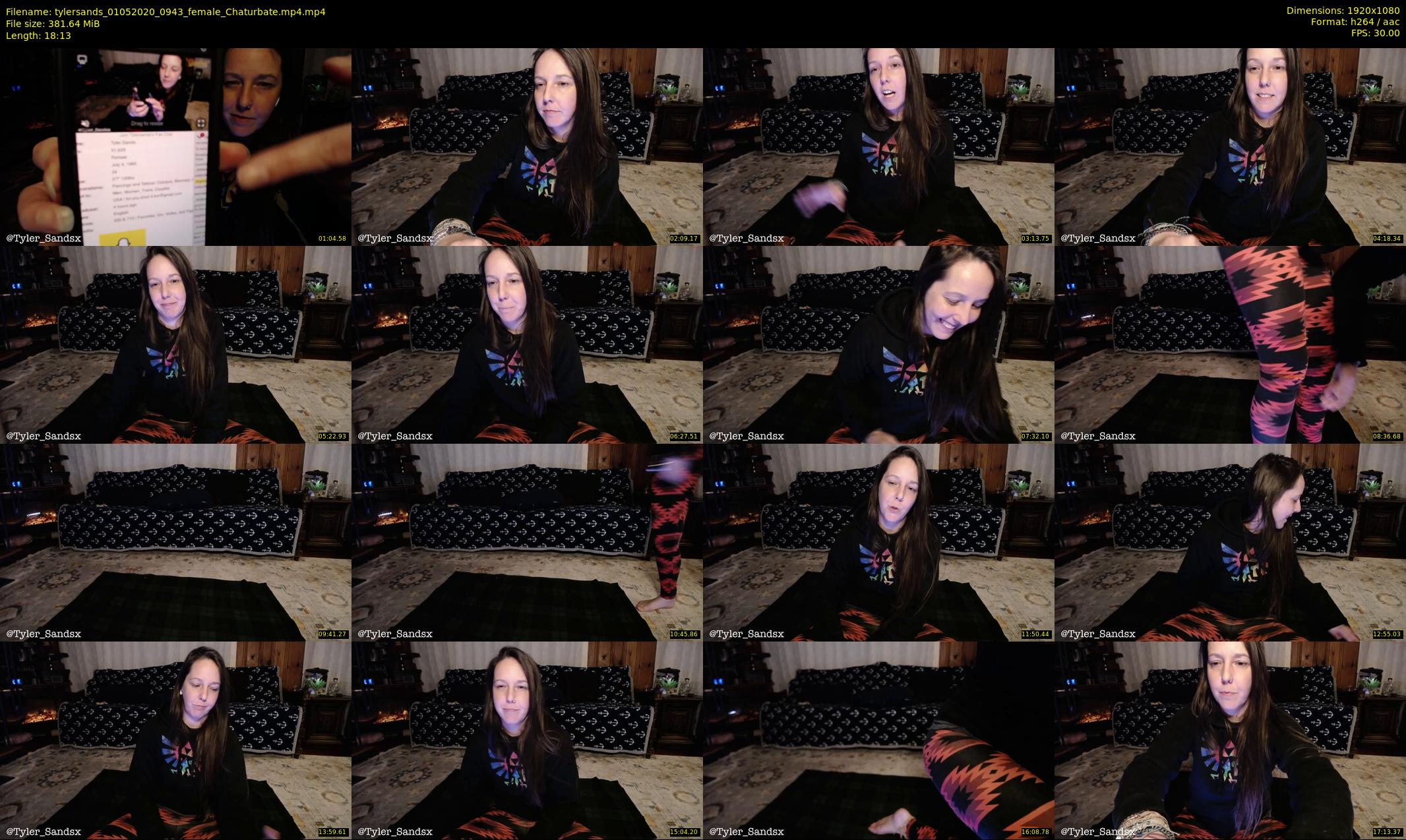 tylersands — 19 minute Chaturbate female cam show recording, 1080p, May 1, 2020
