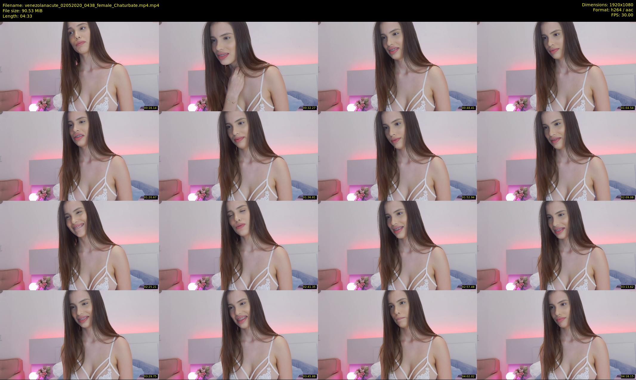 venezolanacute — 5 minute Chaturbate female cam show recording, 1080p, May 2, 2020