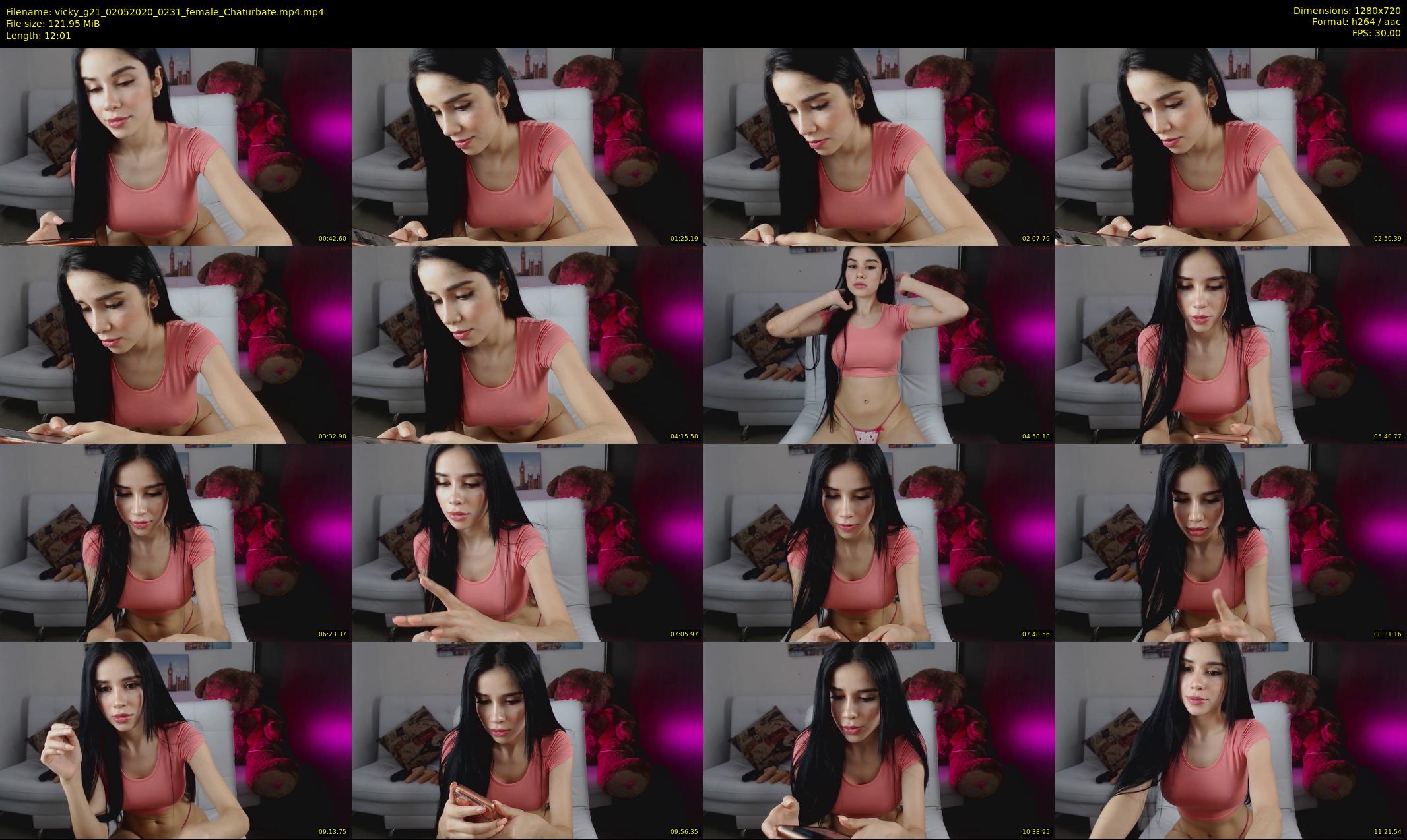 vicky_g21 — 13 minute Chaturbate female cam show recording, 720p, May 2, 2020
