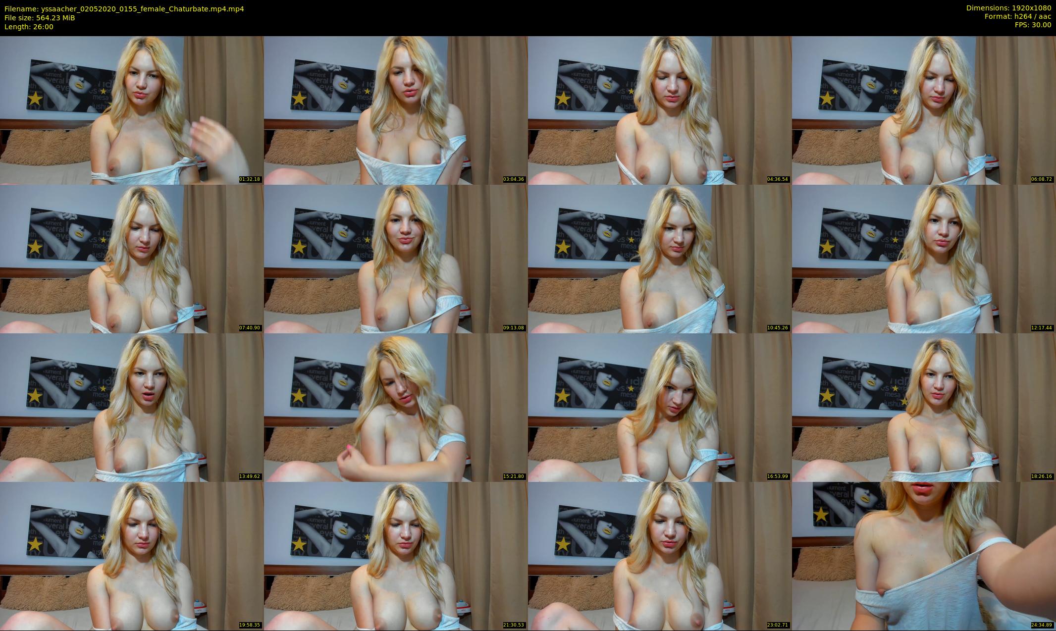 yssaacher — 26 minute Chaturbate female cam show recording, 1080p, May 2, 2020