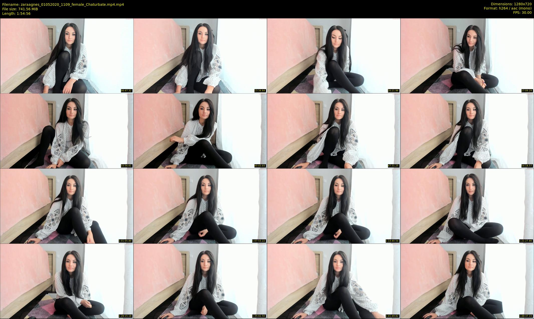 zaraagnes — 115 minute Chaturbate female cam show recording, 720p, May 1, 2020