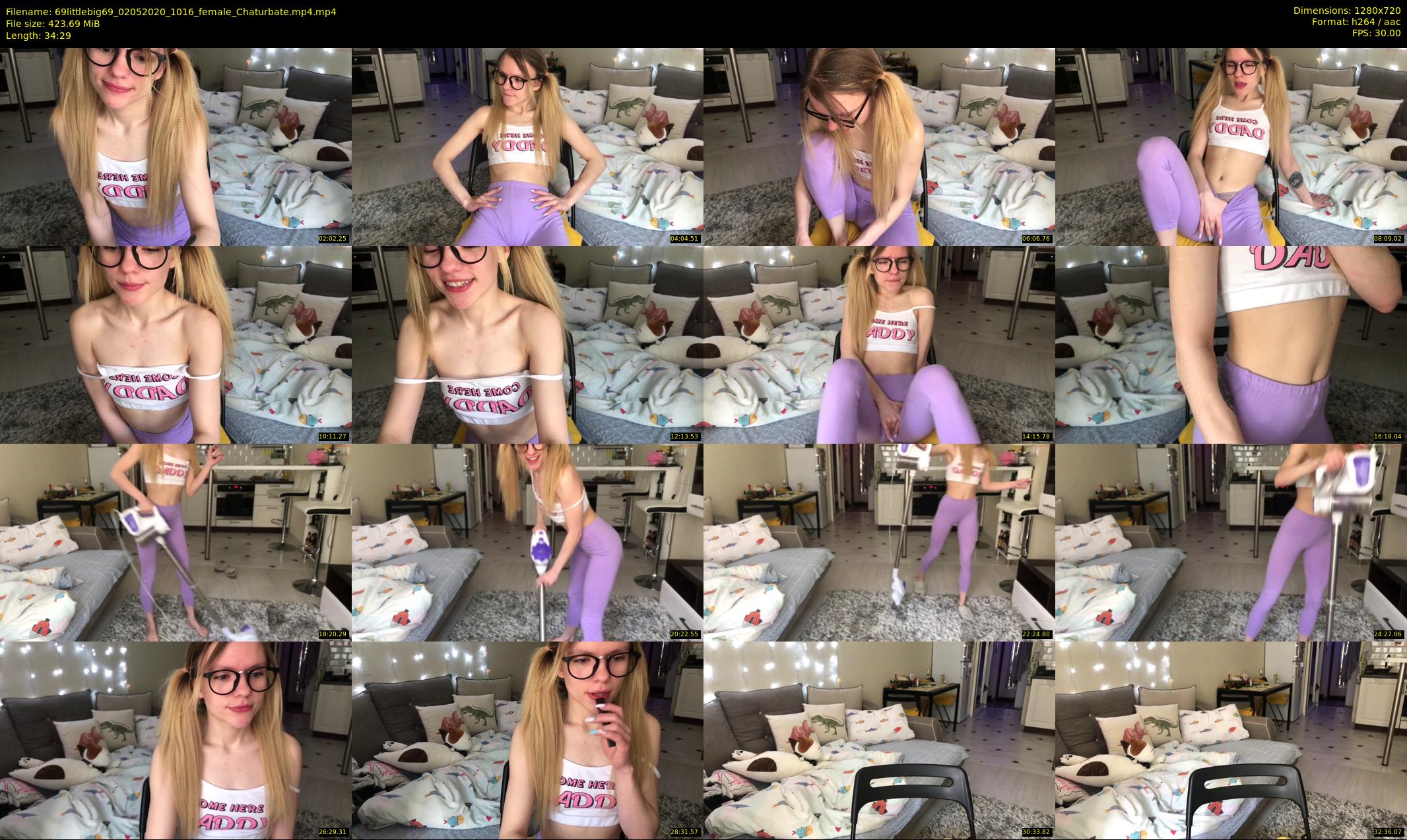 69littlebig69 — 35 minute Chaturbate couple cam show recording, 720p, May 2, 2020
