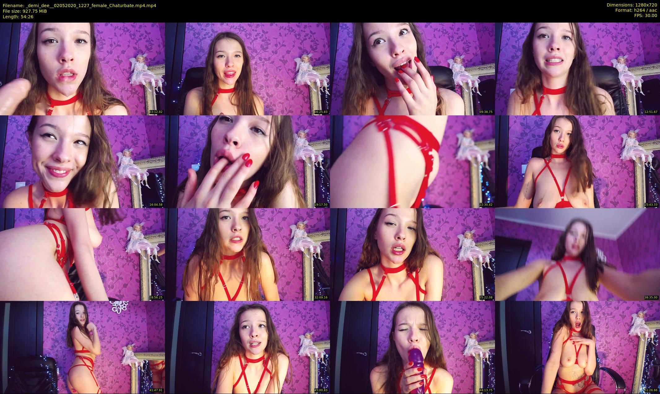 _demi_dee_ — 55 minute Chaturbate female cam show recording, 720p, May 2, 2020