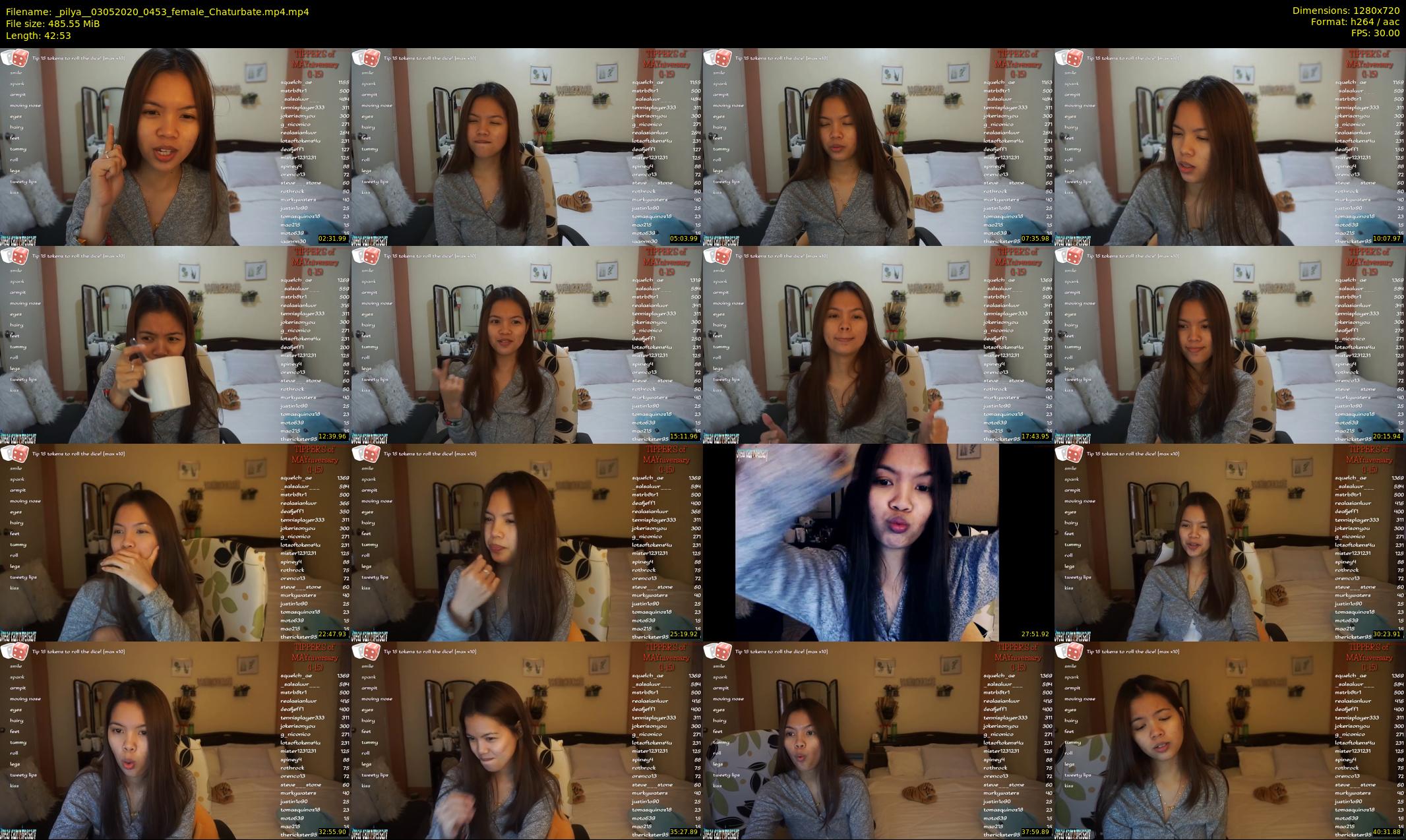 _pilya_ — 43 minute Chaturbate female cam show recording, 720p, May 3, 2020