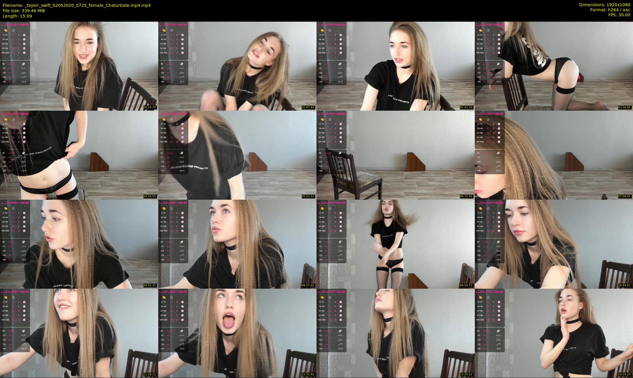 _taylor_swift — 16 minute Chaturbate female cam show recording, 1080p, May 2, 2020