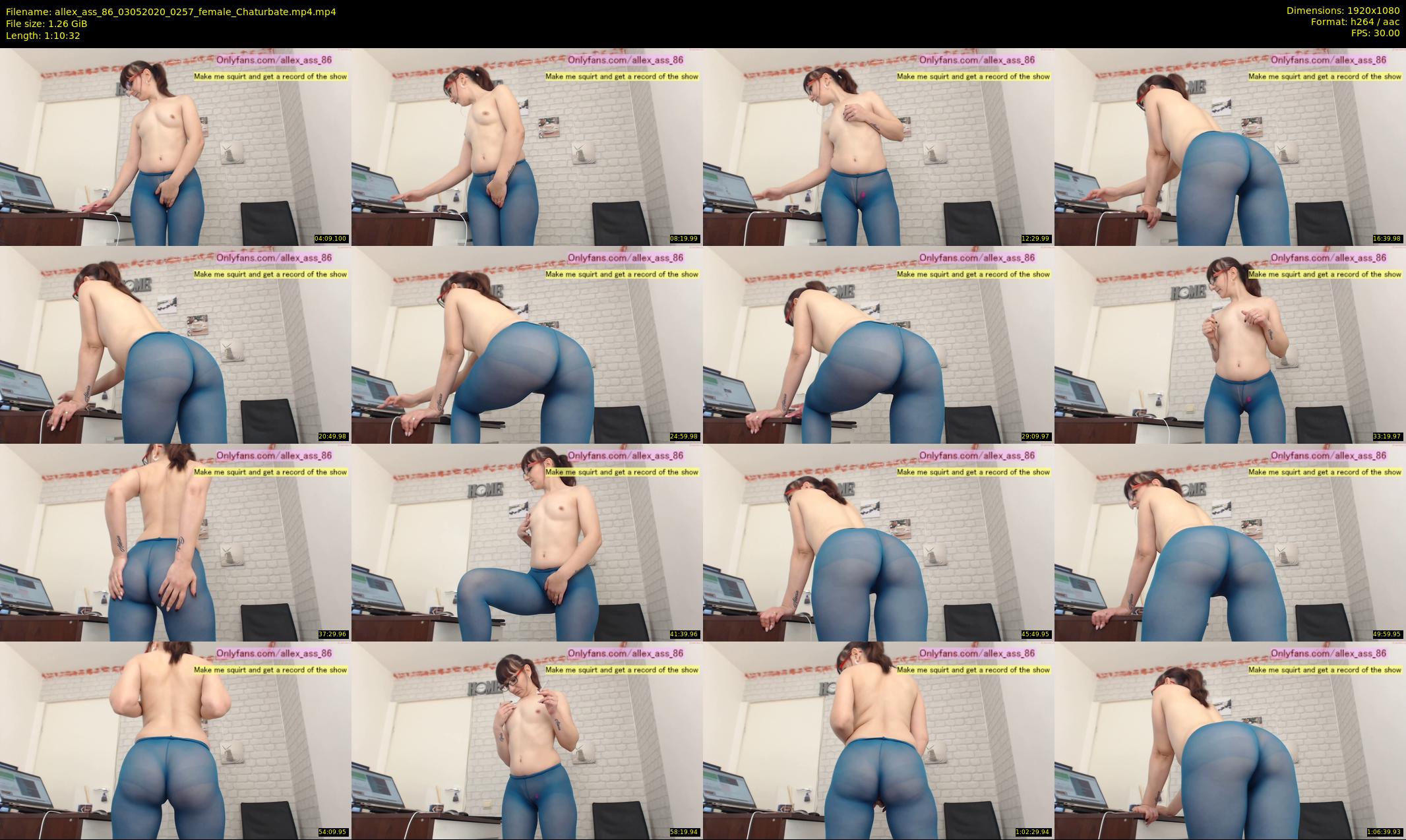 allex_ass_86 — 71 minute Chaturbate female cam show recording, 1080p, May 3, 2020