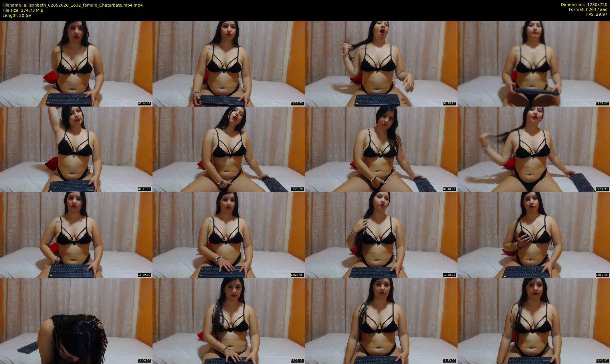 allisonbeth — 21 minute Chaturbate female cam show recording, 720p, May 2, 2020
