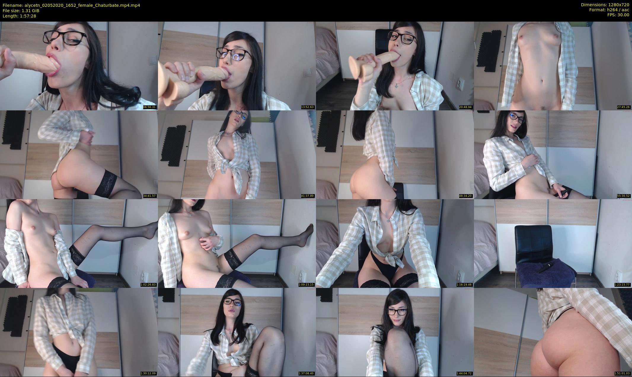 alycetn — 118 minute Chaturbate female cam show recording, 720p, May 2, 2020