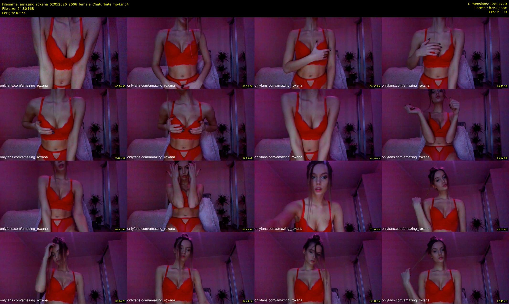 amazing_roxana — 3 minute Chaturbate female cam show recording, 720p, May 2, 2020