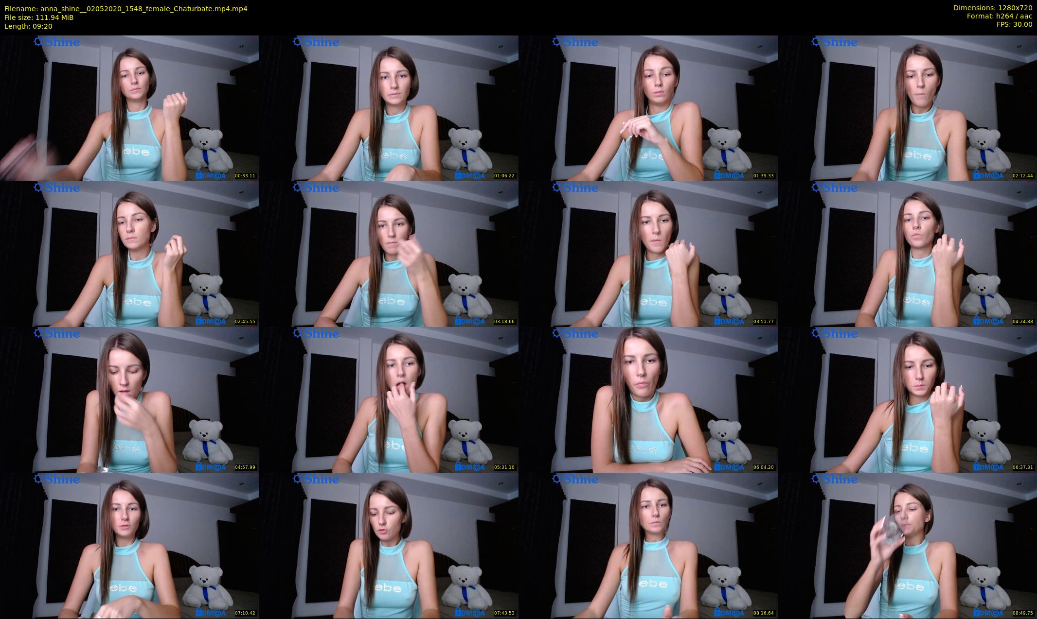 anna_shine_ — 10 minute Chaturbate female cam show recording, 720p, May 2, 2020