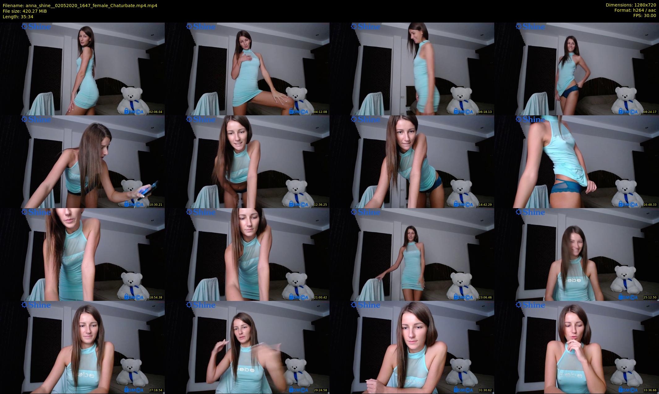 anna_shine_ — 36 minute Chaturbate female cam show recording, 720p, May 2, 2020