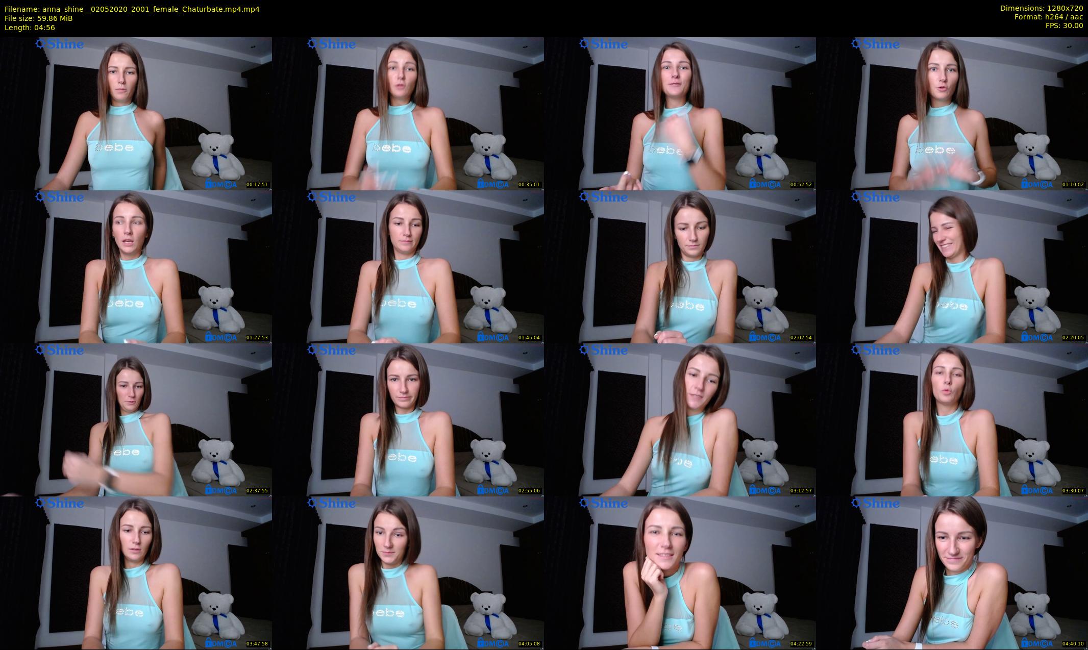 anna_shine_ — 5 minute Chaturbate female cam show recording, 720p, May 2, 2020