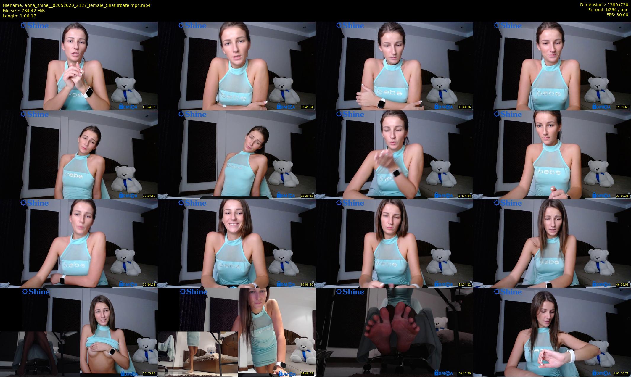 anna_shine_ — 67 minute Chaturbate female cam show recording, 720p, May 2, 2020