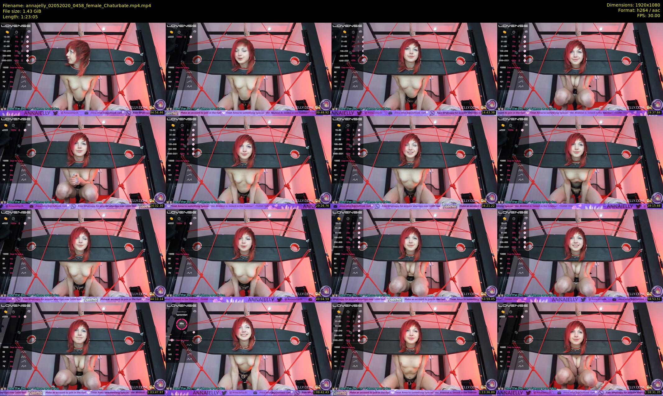 annajelly — 84 minute Chaturbate couple cam show recording, 1080p, May 2, 2020