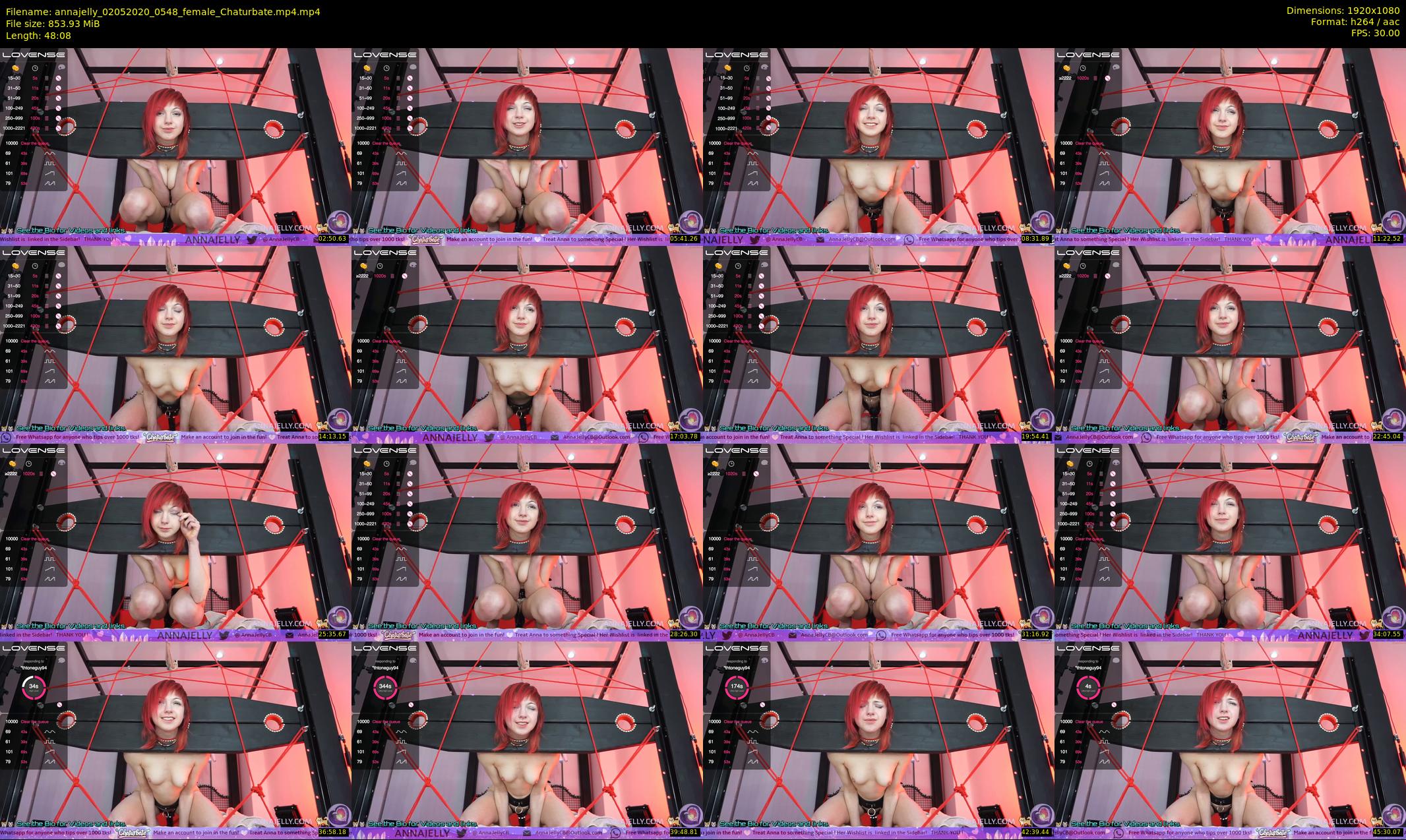 annajelly — 49 minute Chaturbate couple cam show recording, 1080p, May 2, 2020