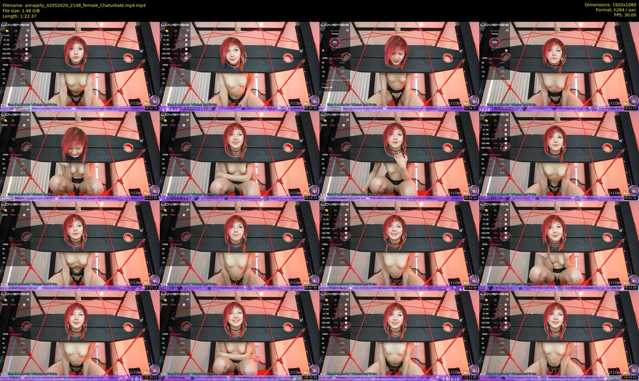 annajelly — 83 minute Chaturbate couple cam show recording, 1080p, May 2, 2020