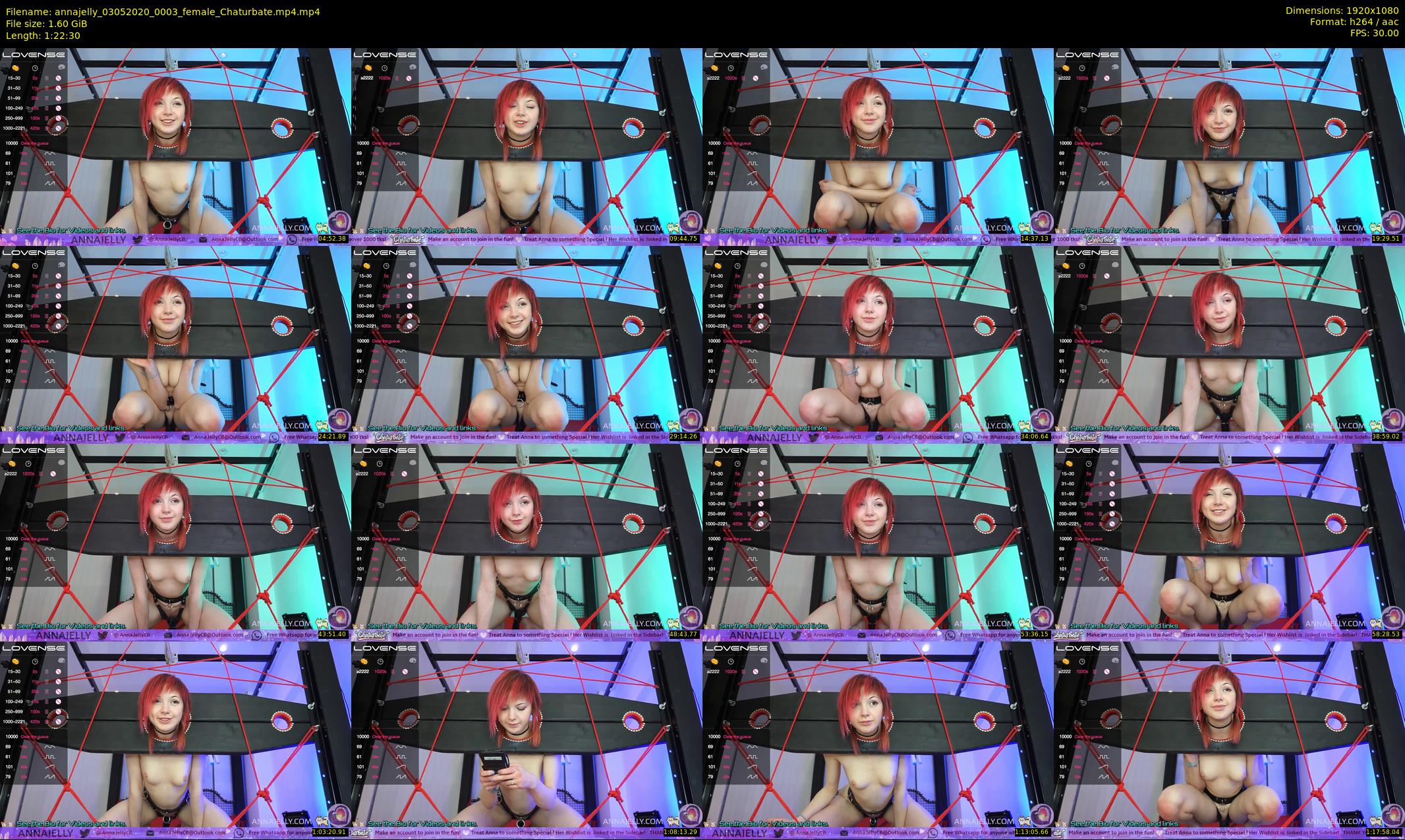 annajelly — 83 minute Chaturbate couple cam show recording, 1080p, May 3, 2020