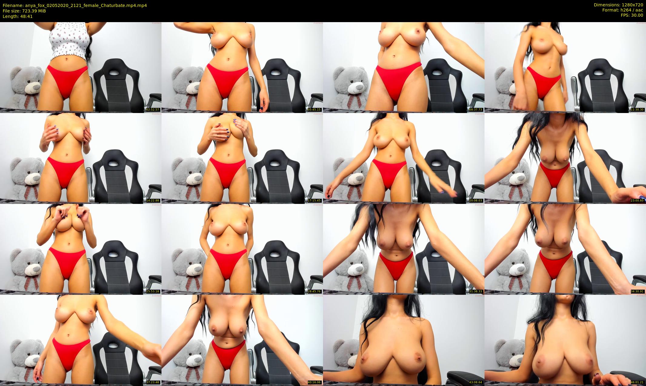 anya_fox — 49 minute Chaturbate female cam show recording, 720p, May 2, 2020