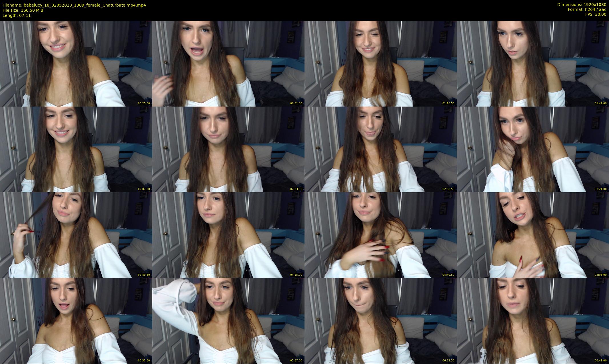 babelucy_18 — 8 minute Chaturbate female cam show recording, 1080p, May 2, 2020