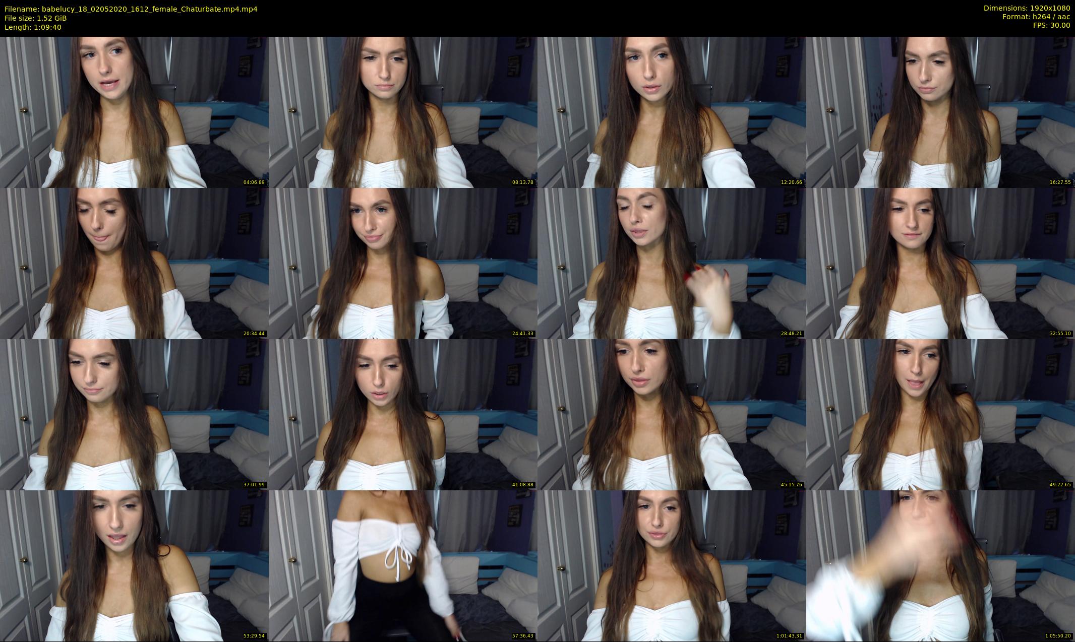 babelucy_18 — 70 minute Chaturbate female cam show recording, 1080p, May 2, 2020