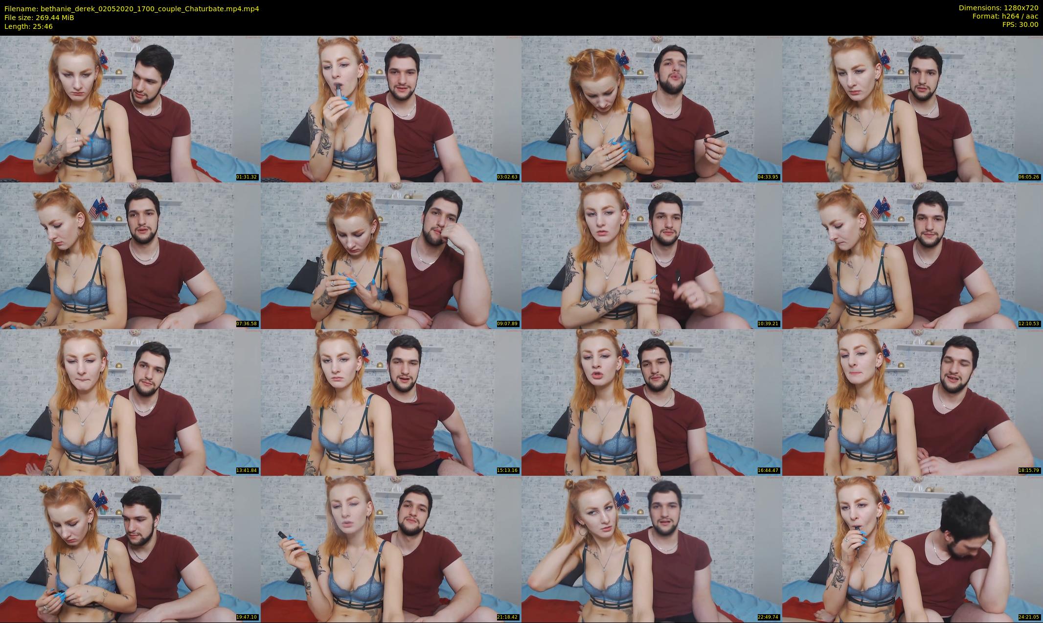 bethanie_derek — 26 minute Chaturbate couple cam show recording, 720p, May 2, 2020