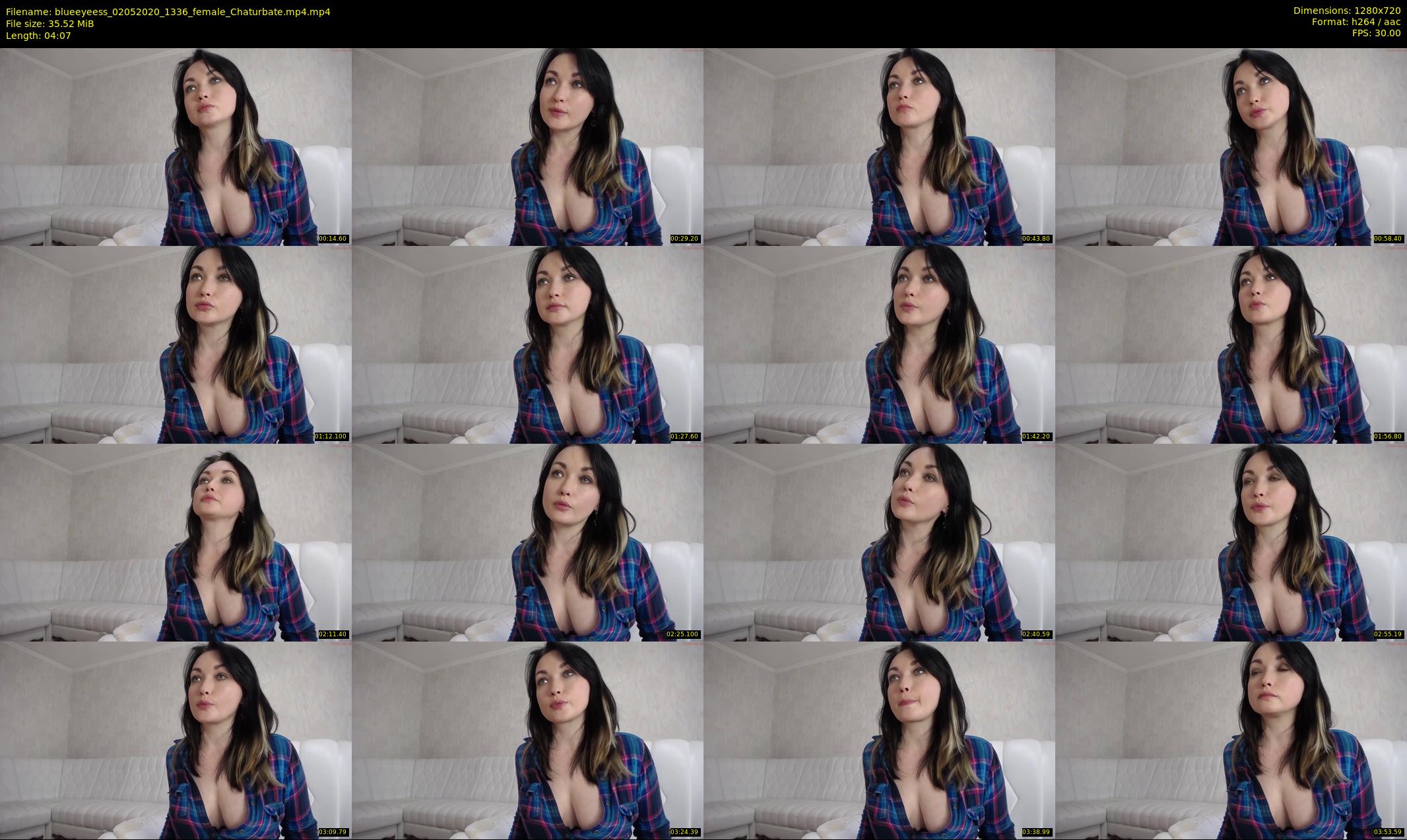blueeyeess — 5 minute Chaturbate female cam show recording, 720p, May 2, 2020