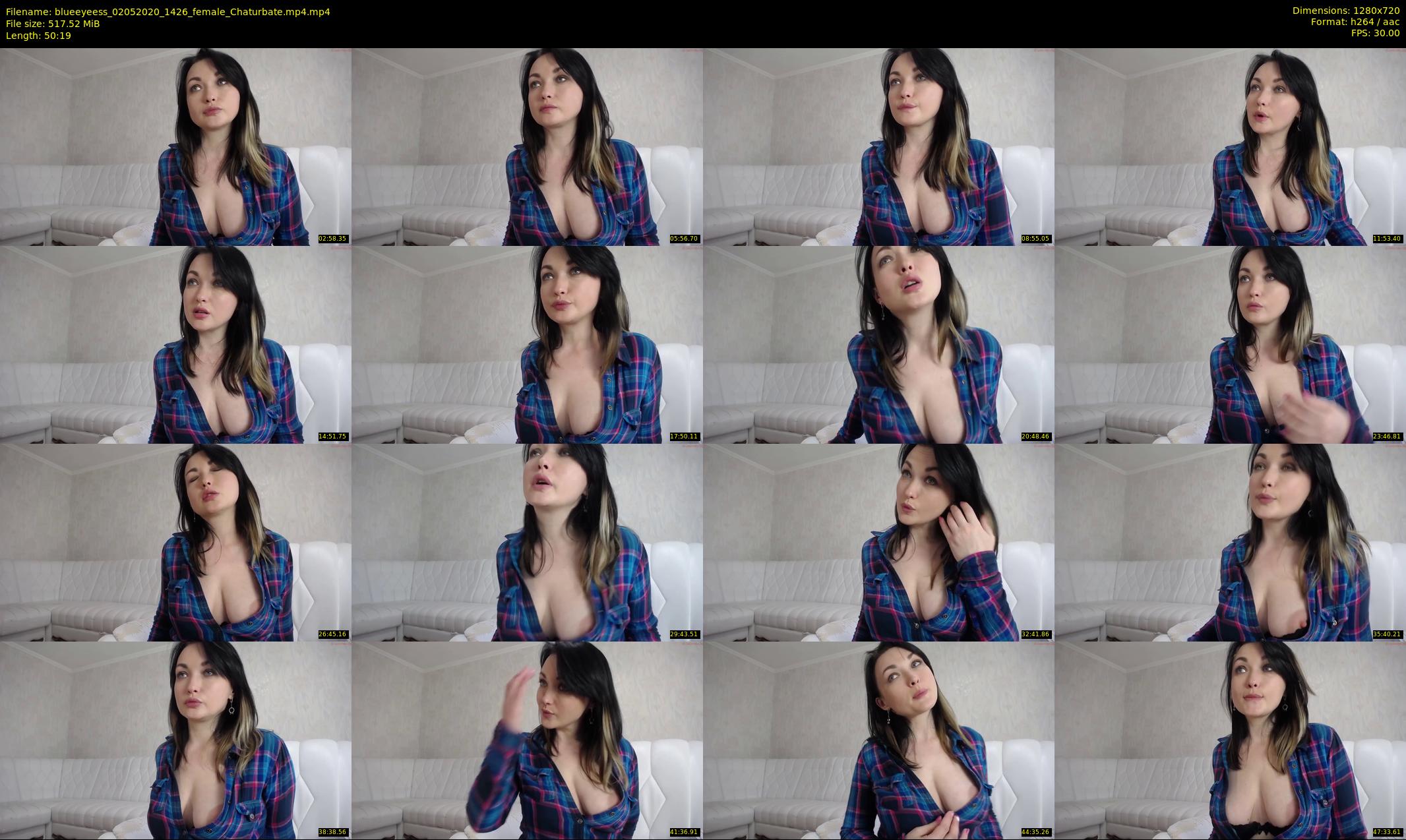 blueeyeess — 51 minute Chaturbate female cam show recording, 720p, May 2, 2020