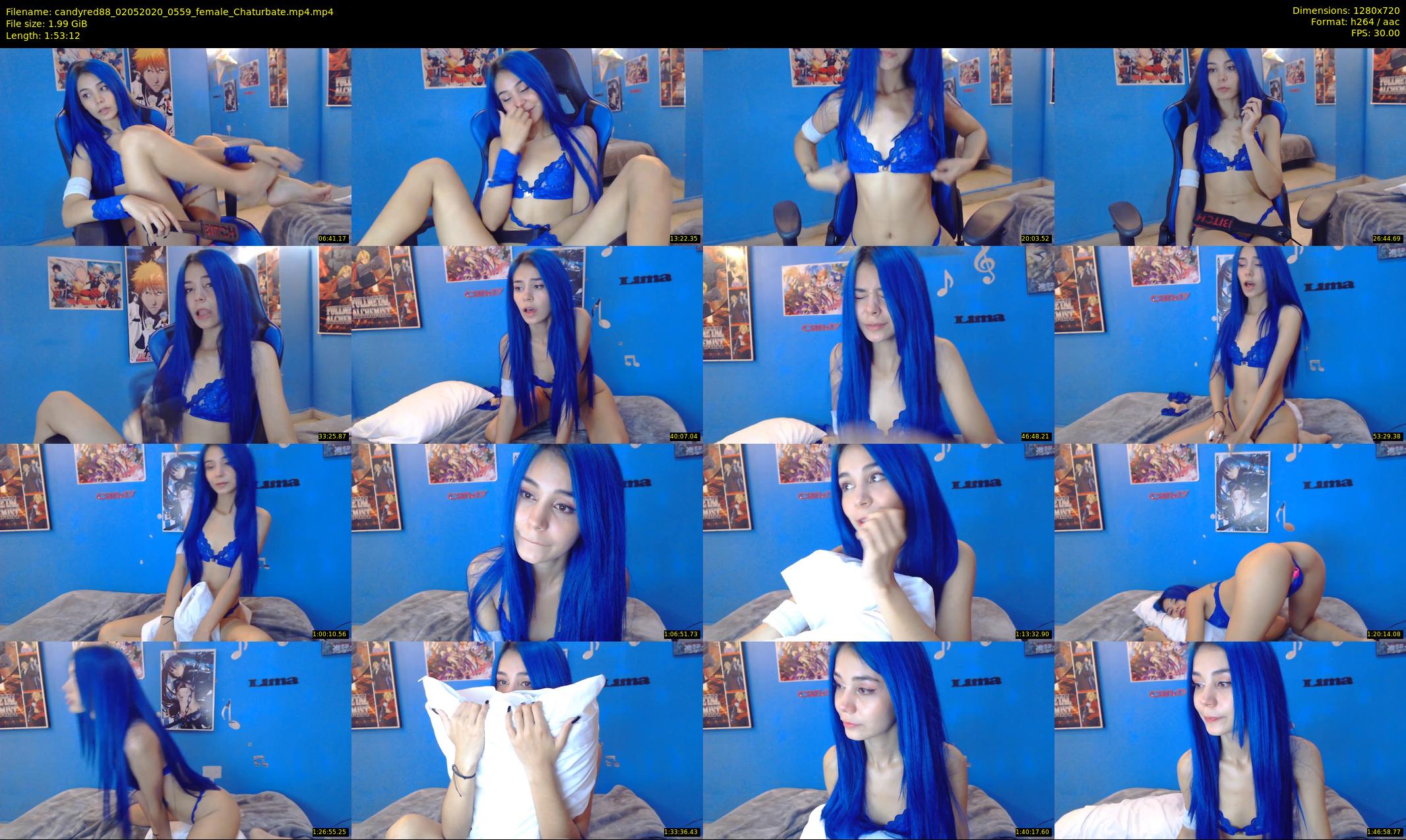 candyred88 — 114 minute Chaturbate female cam show recording, 720p, May 2, 2020