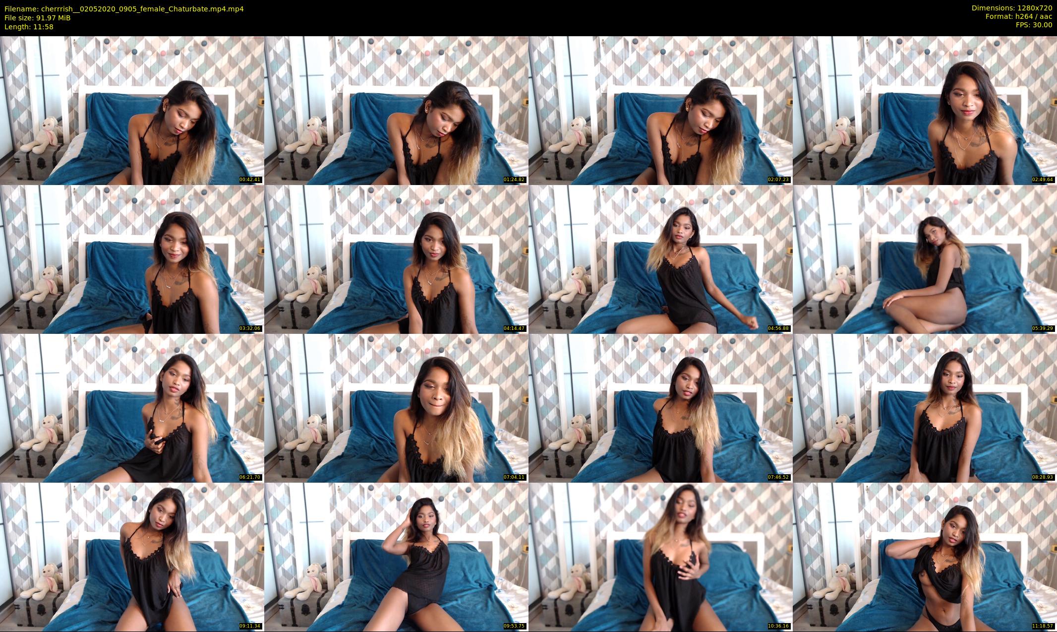 cherrrish_ — 12 minute Chaturbate female cam show recording, 720p, May 2, 2020