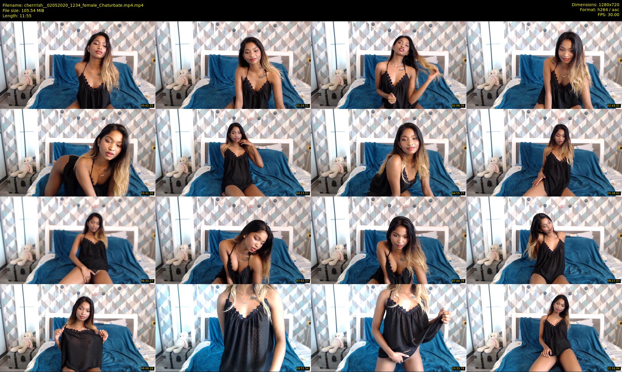 cherrrish_ — 12 minute Chaturbate female cam show recording, 720p, May 2, 2020