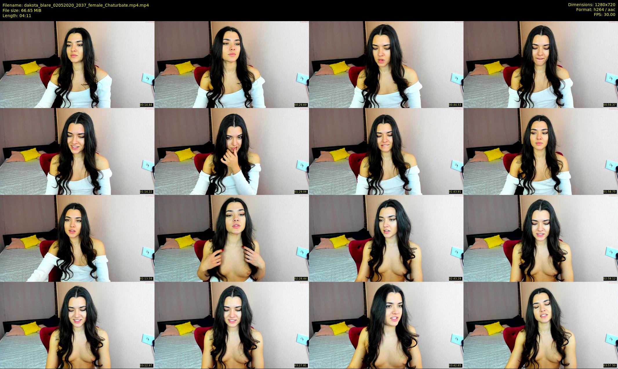 dakota_blare — 5 minute Chaturbate female cam show recording, 720p, May 2, 2020