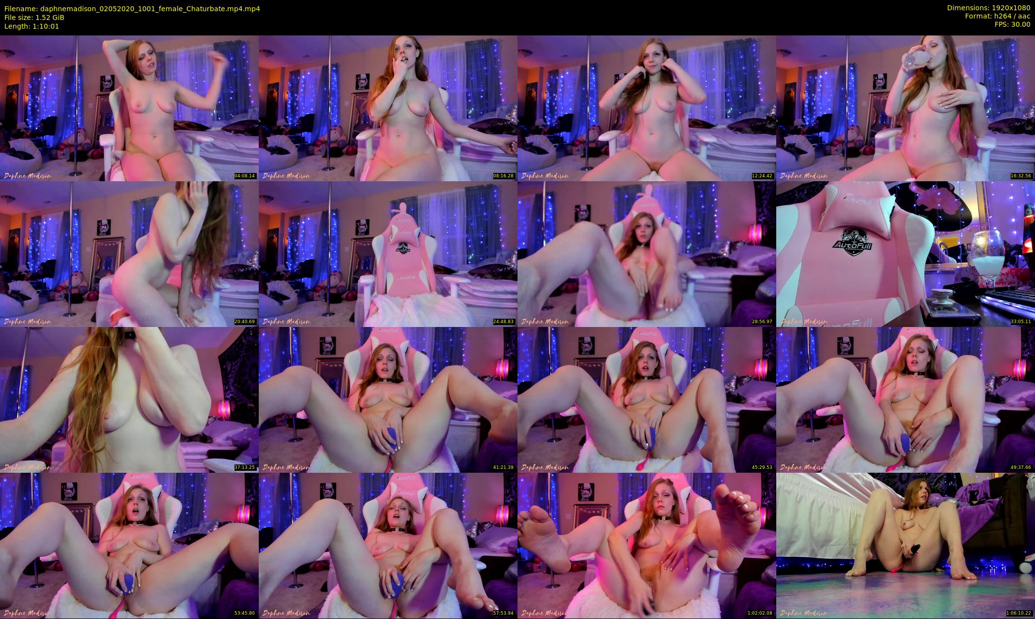 daphnemadison — 71 minute Chaturbate couple cam show recording, 1080p, May 2, 2020