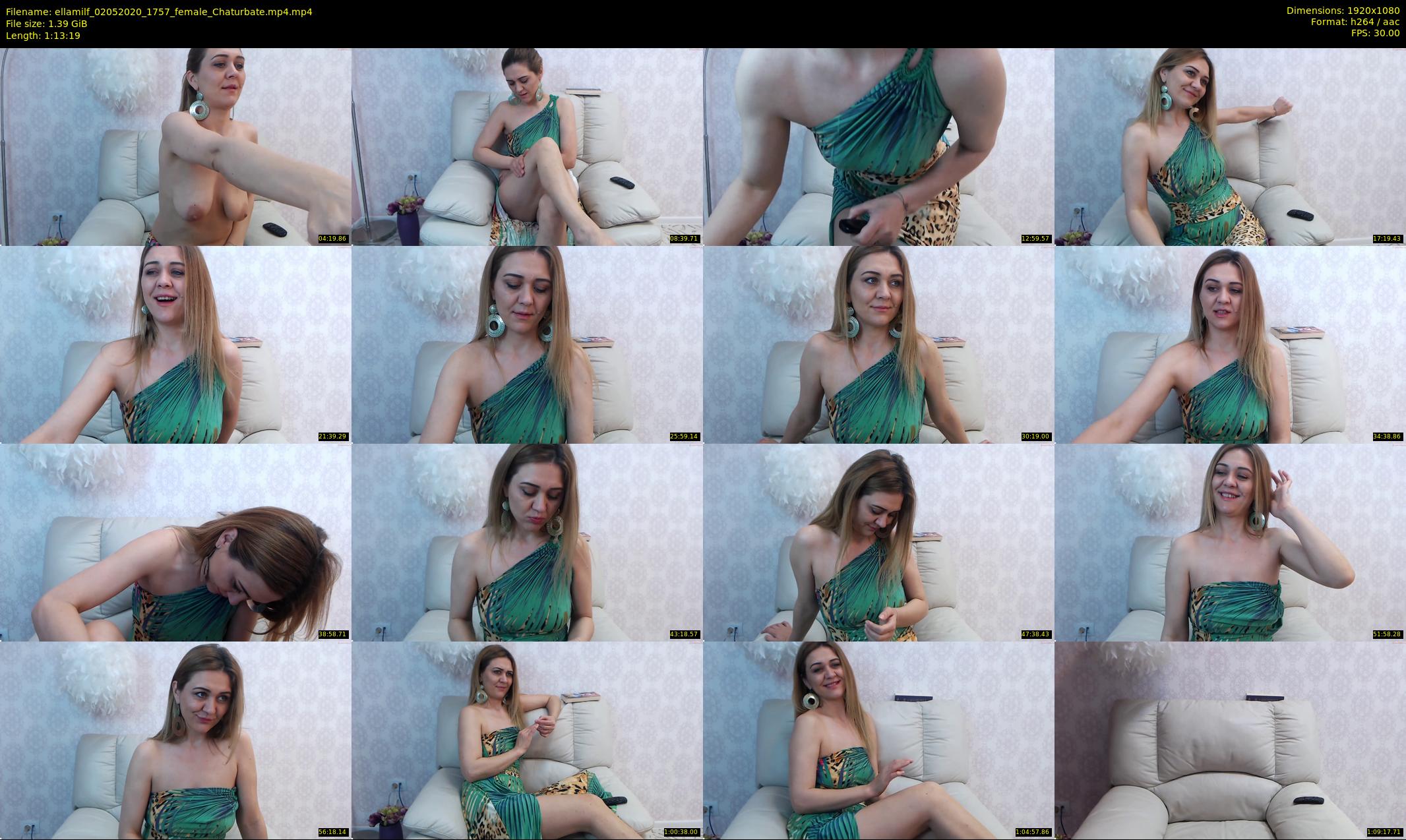 ellamilf — 74 minute Chaturbate female cam show recording, 1080p, May 2, 2020