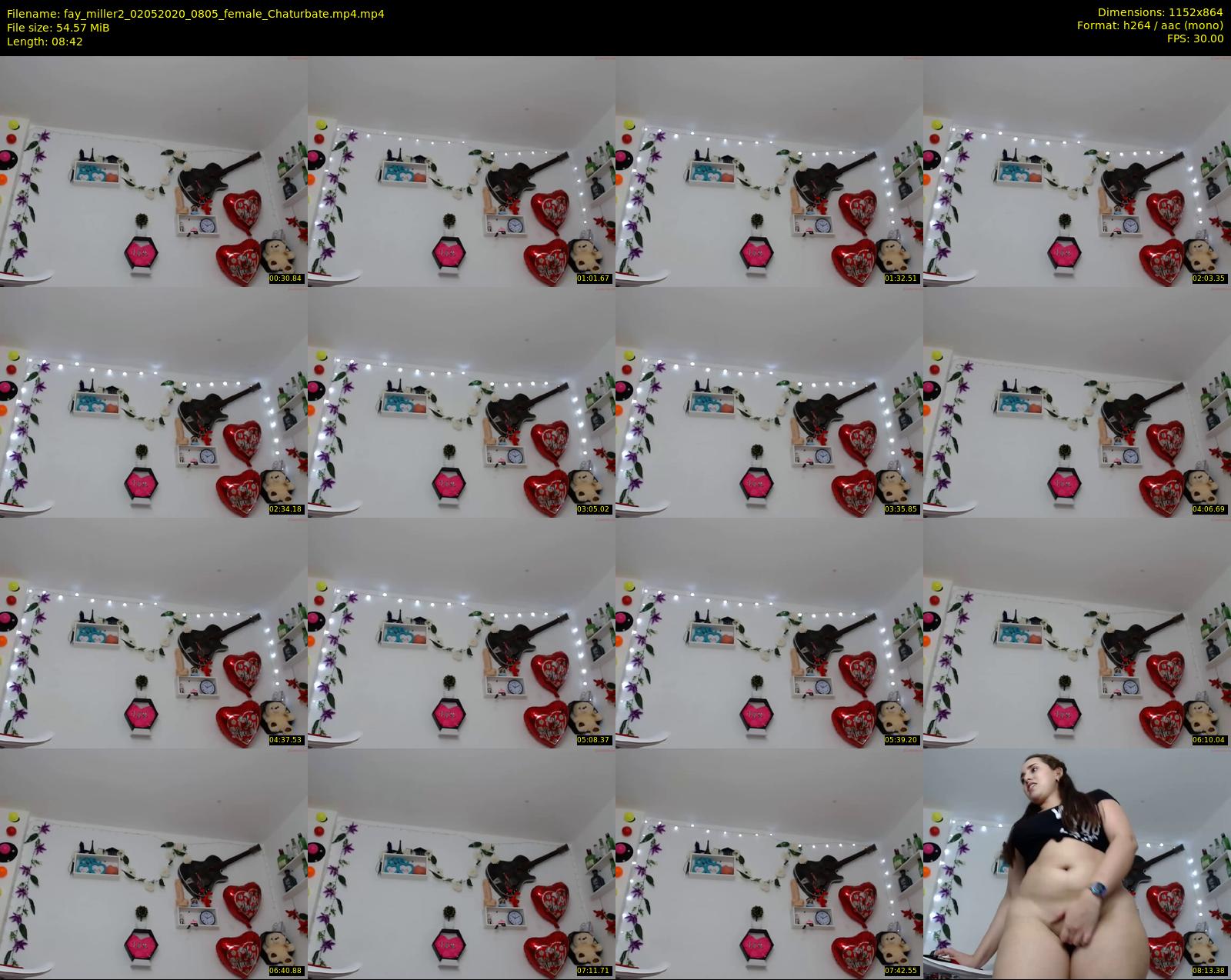 fay_miller2 — 9 minute Chaturbate female cam show recording, 720p, May 2, 2020