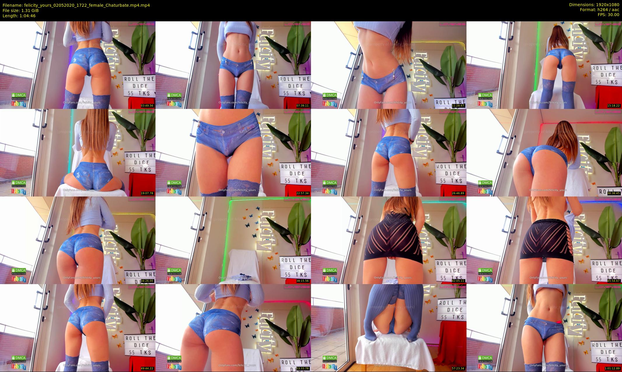 felicity_yours — 65 minute Chaturbate female cam show recording, 1080p, May 2, 2020