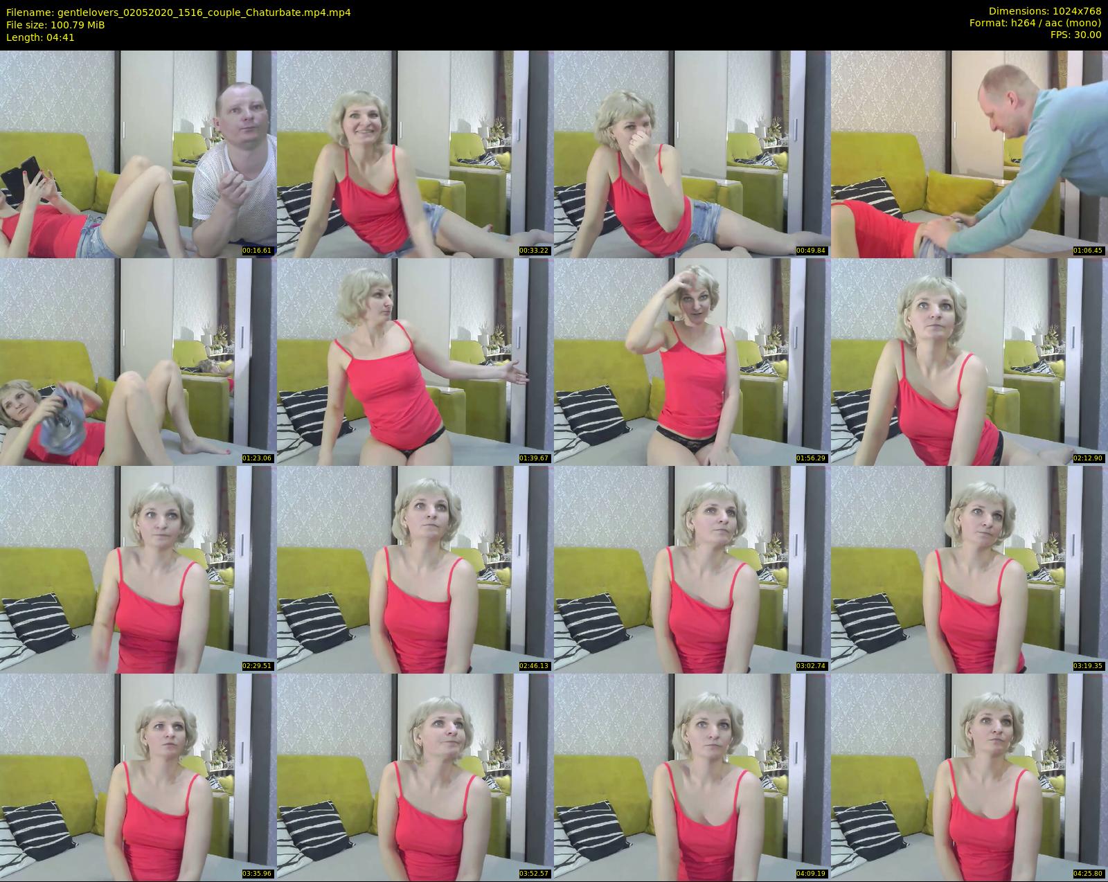 gentlelovers — 5 minute Chaturbate couple cam show recording, 720p, May 2, 2020