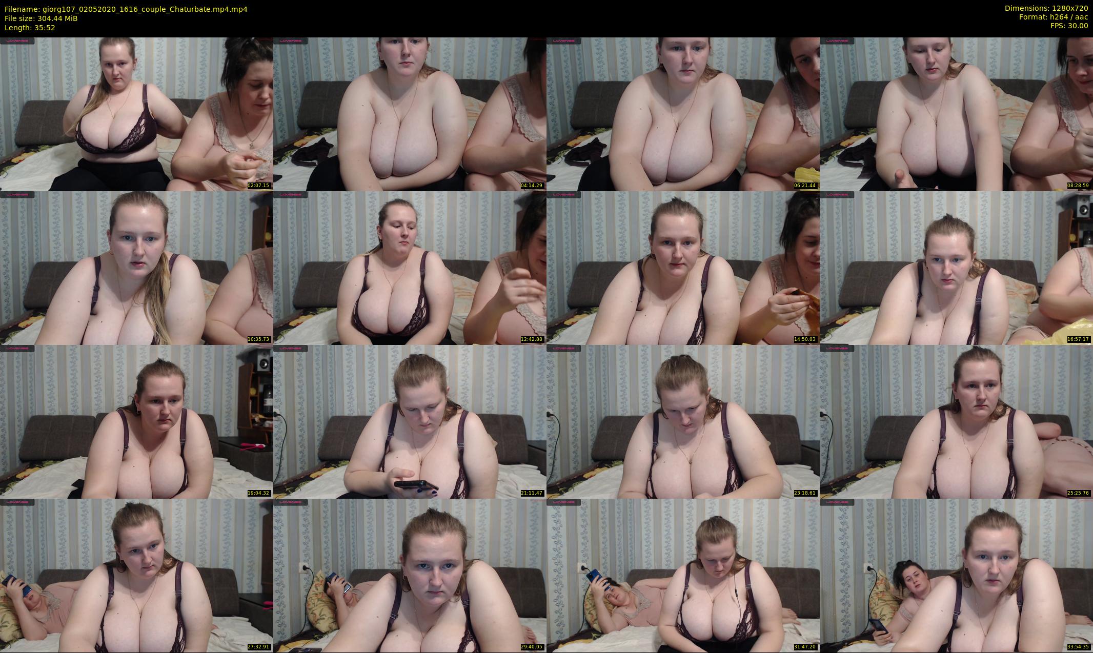 giorg107 — 36 minute Chaturbate couple cam show recording, 720p, May 2, 2020