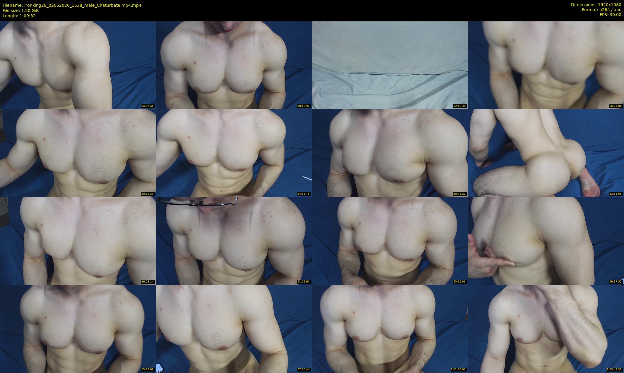 ironking28 — 70 minute Chaturbate male cam show recording, 1080p, May 2, 2020