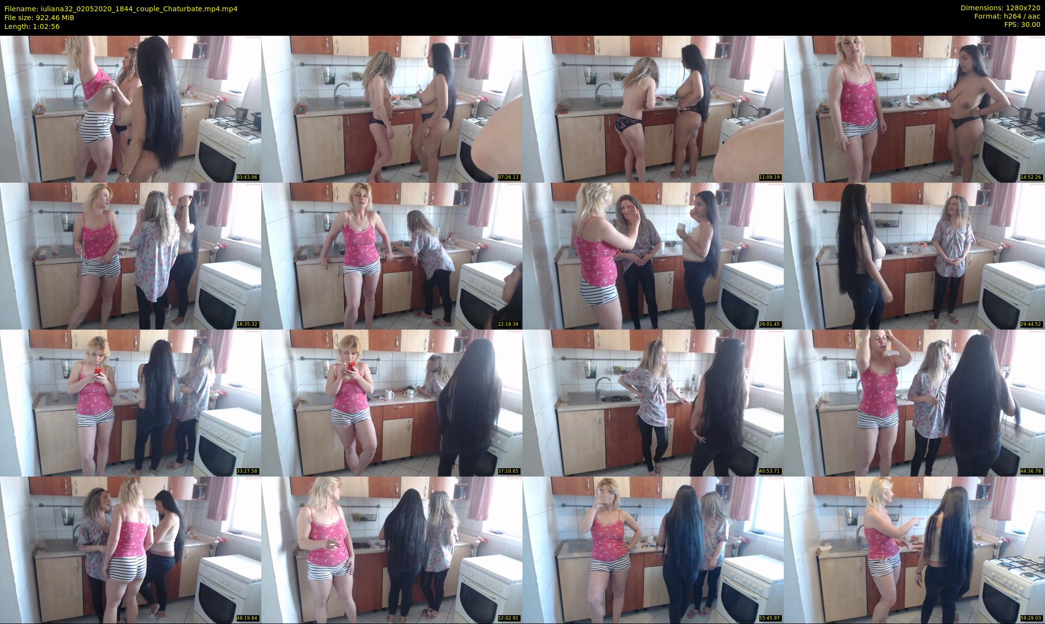 iuliana32 — 63 minute Chaturbate couple cam show recording, 720p, May 2, 2020