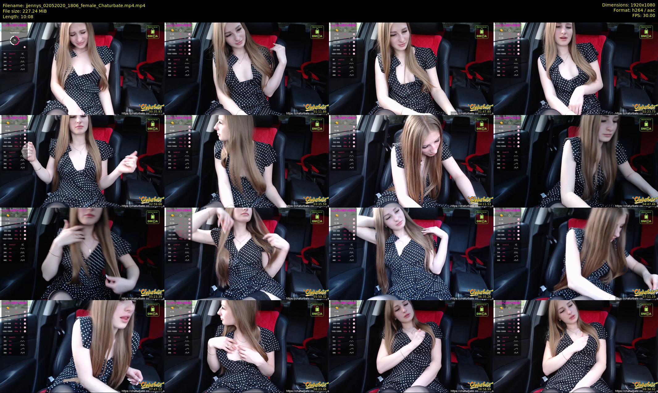 jjennys — 11 minute Chaturbate female cam show recording, 1080p, May 2, 2020