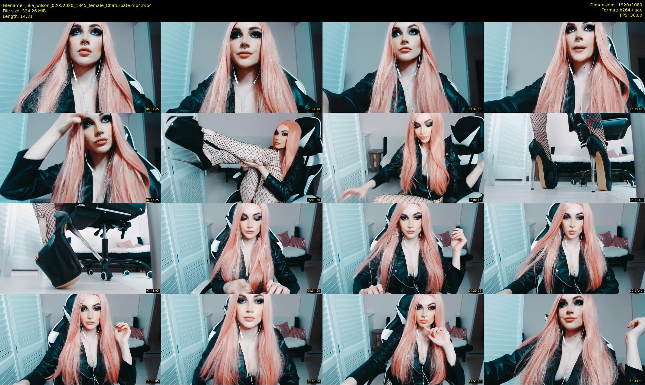 julia_wilson — 15 minute Chaturbate female cam show recording, 1080p, May 2, 2020