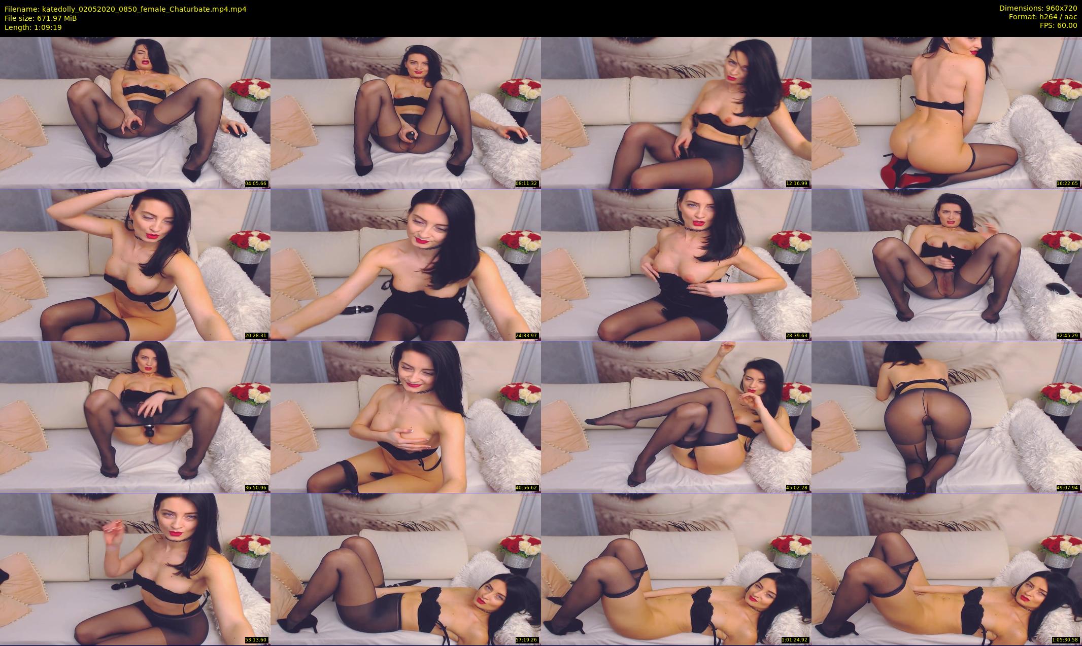 katedolly — 70 minute Chaturbate female cam show recording, 720p, May 2, 2020