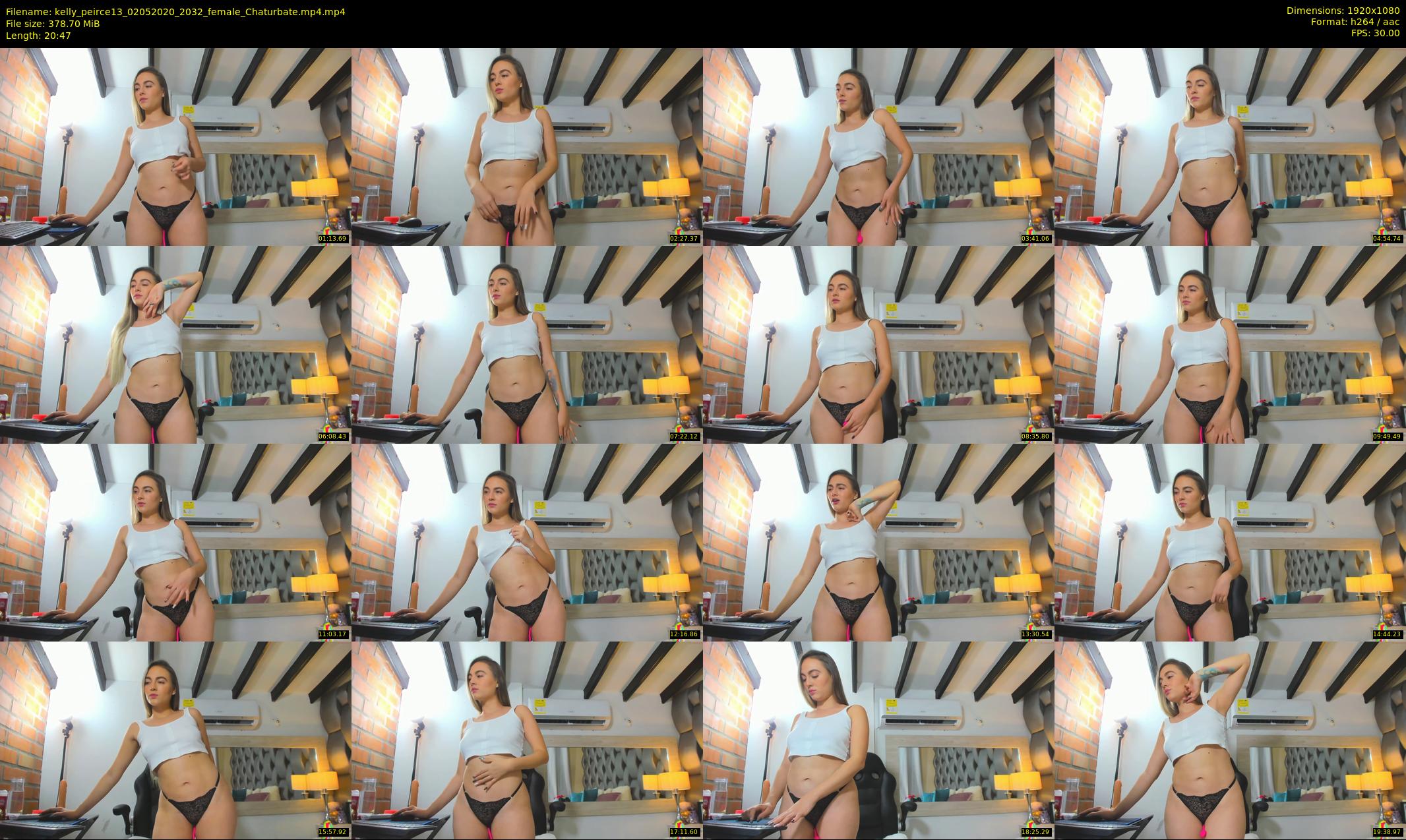 kelly_peirce13 — 21 minute Chaturbate female cam show recording, 1080p, May 2, 2020