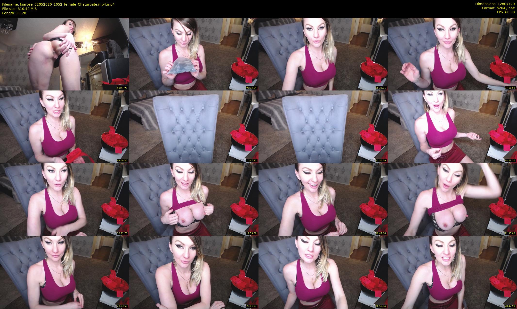 kiarose — 31 minute Chaturbate female cam show recording, 720p, May 2, 2020