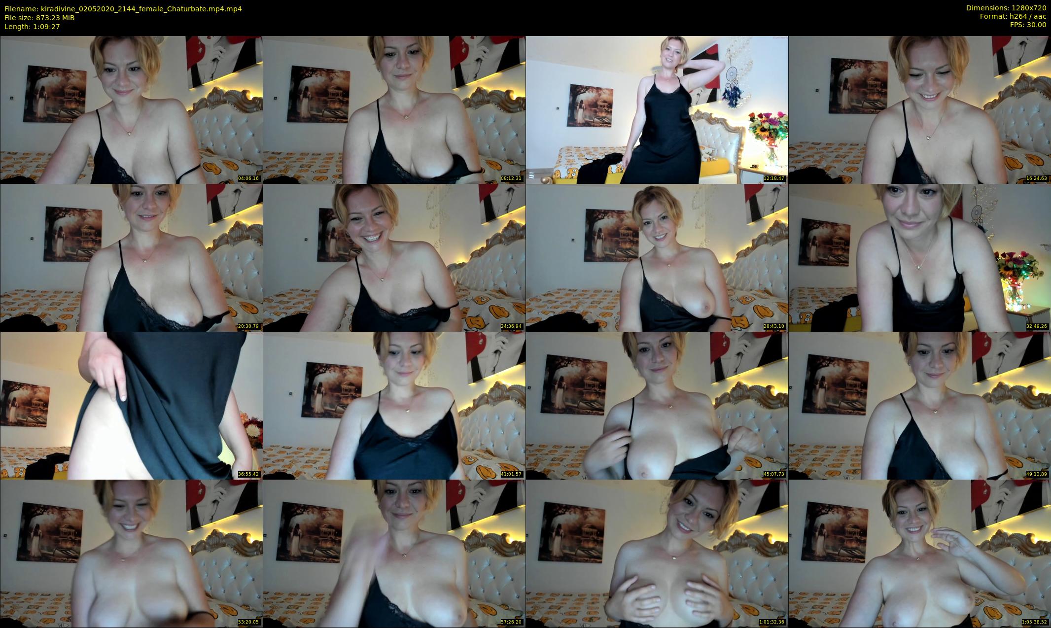 kiradivine — 70 minute Chaturbate female cam show recording, 720p, May 2, 2020