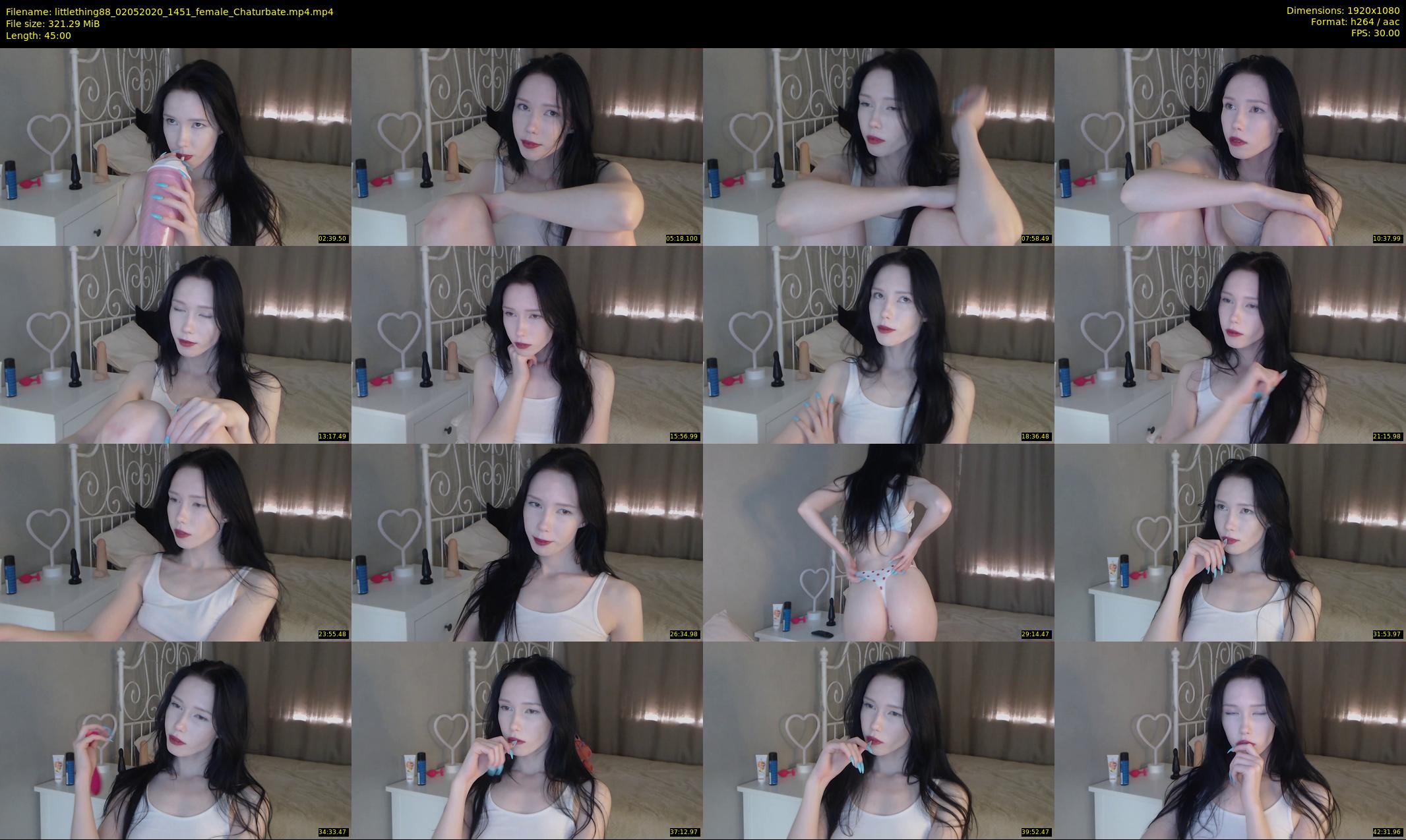 littlething88 — 45 minute Chaturbate female cam show recording, 1080p, May 2, 2020