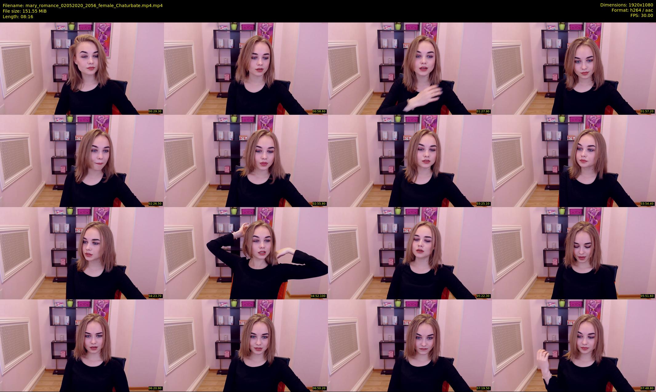 mary_romance — 9 minute Chaturbate female cam show recording, 1080p, May 2, 2020