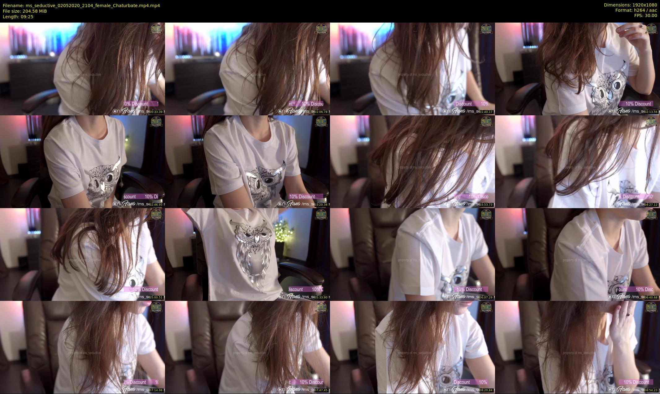 ms_seductive — 10 minute Chaturbate female cam show recording, 1080p, May 2, 2020