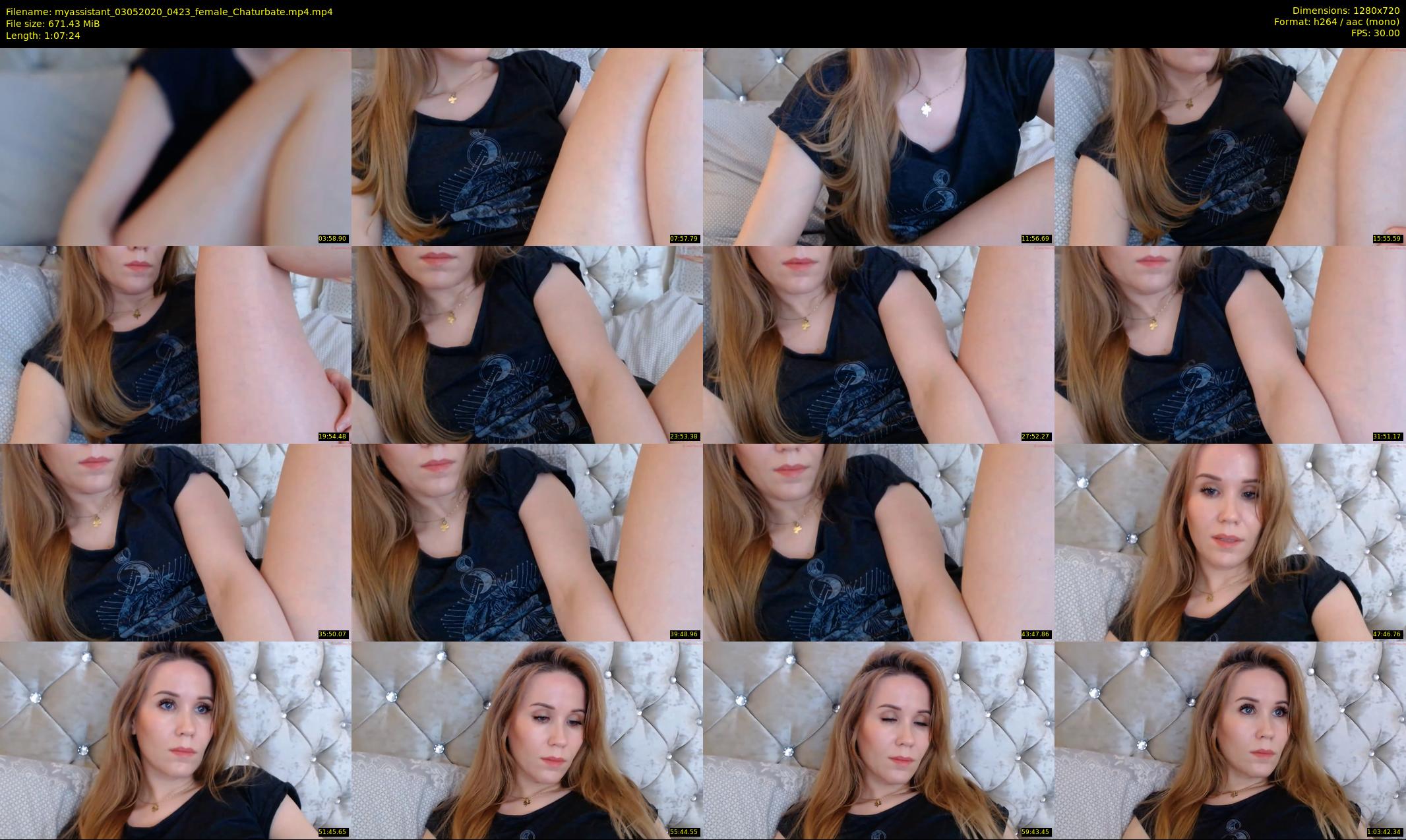 myassistant — 68 minute Chaturbate female cam show recording, 720p, May 3, 2020