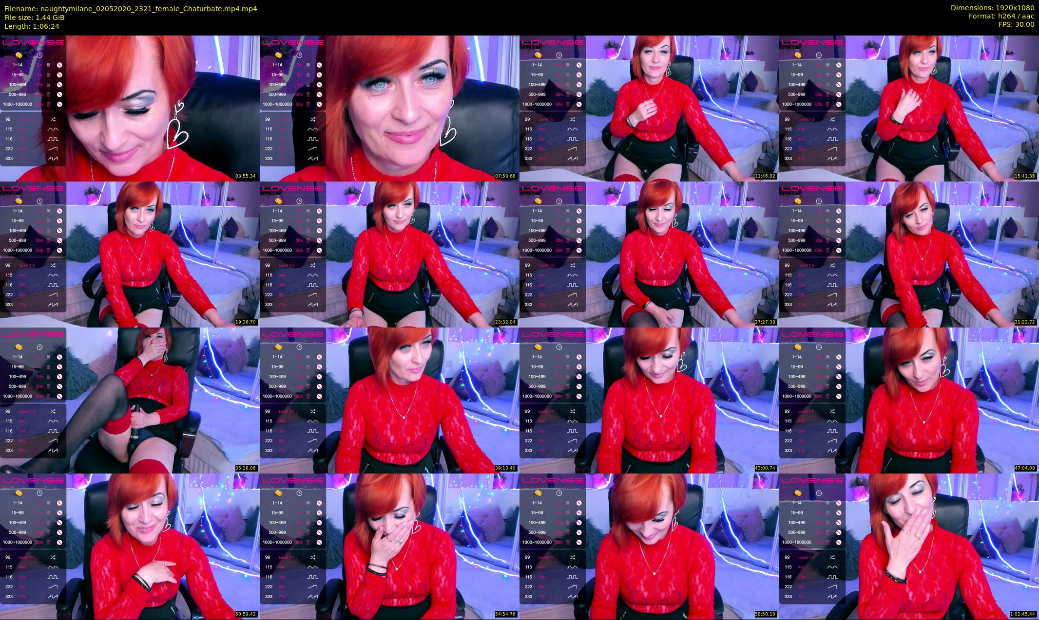 naughtymilane — 67 minute Chaturbate female cam show recording, 1080p, May 2, 2020